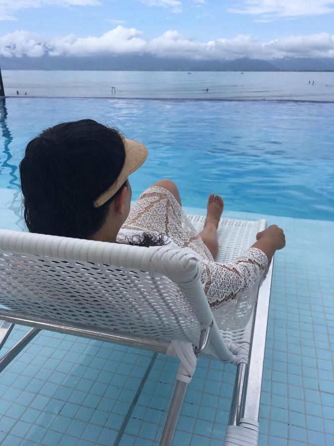 Apartamento Pe Na Areia Frente Para O Mar E Piscina Na Prainha Caraguatatuba Kültér fotó