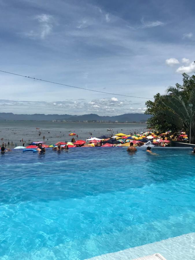 Apartamento Pe Na Areia Frente Para O Mar E Piscina Na Prainha Caraguatatuba Kültér fotó