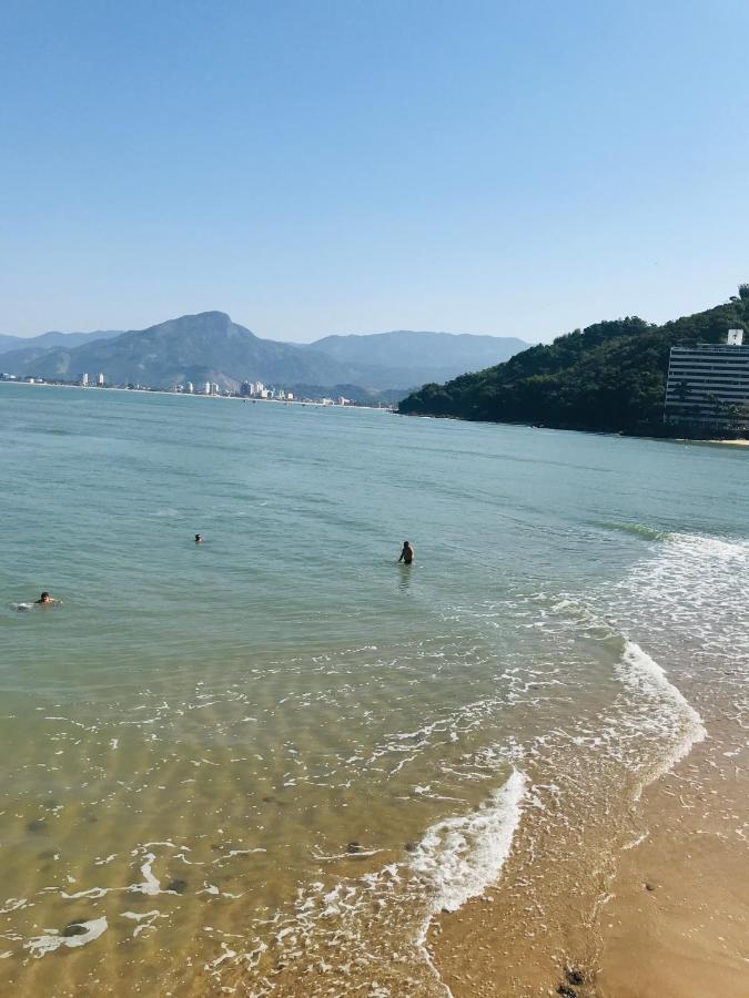 Apartamento Pe Na Areia Frente Para O Mar E Piscina Na Prainha Caraguatatuba Kültér fotó