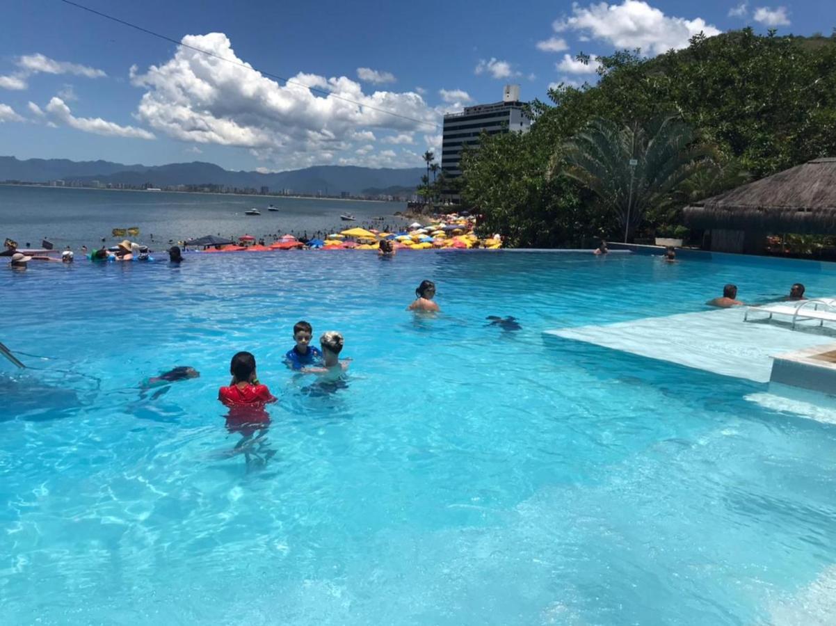 Apartamento Pe Na Areia Frente Para O Mar E Piscina Na Prainha Caraguatatuba Kültér fotó